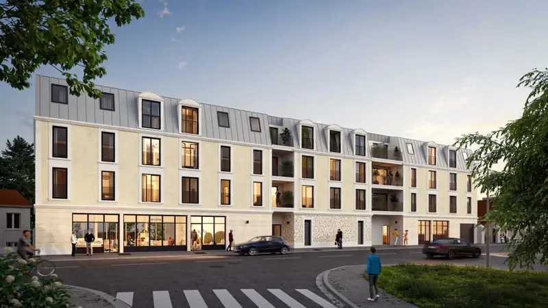 Illustration d'ambiance de la résidence Les Coteaux du Parc à Draveil, appartements neufs